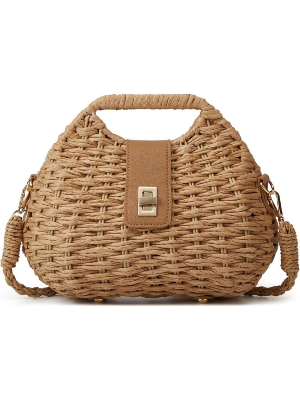 Handmade Straw Woven Beach Clutch Bag | Summer Crossbody Tote & Shell Purse